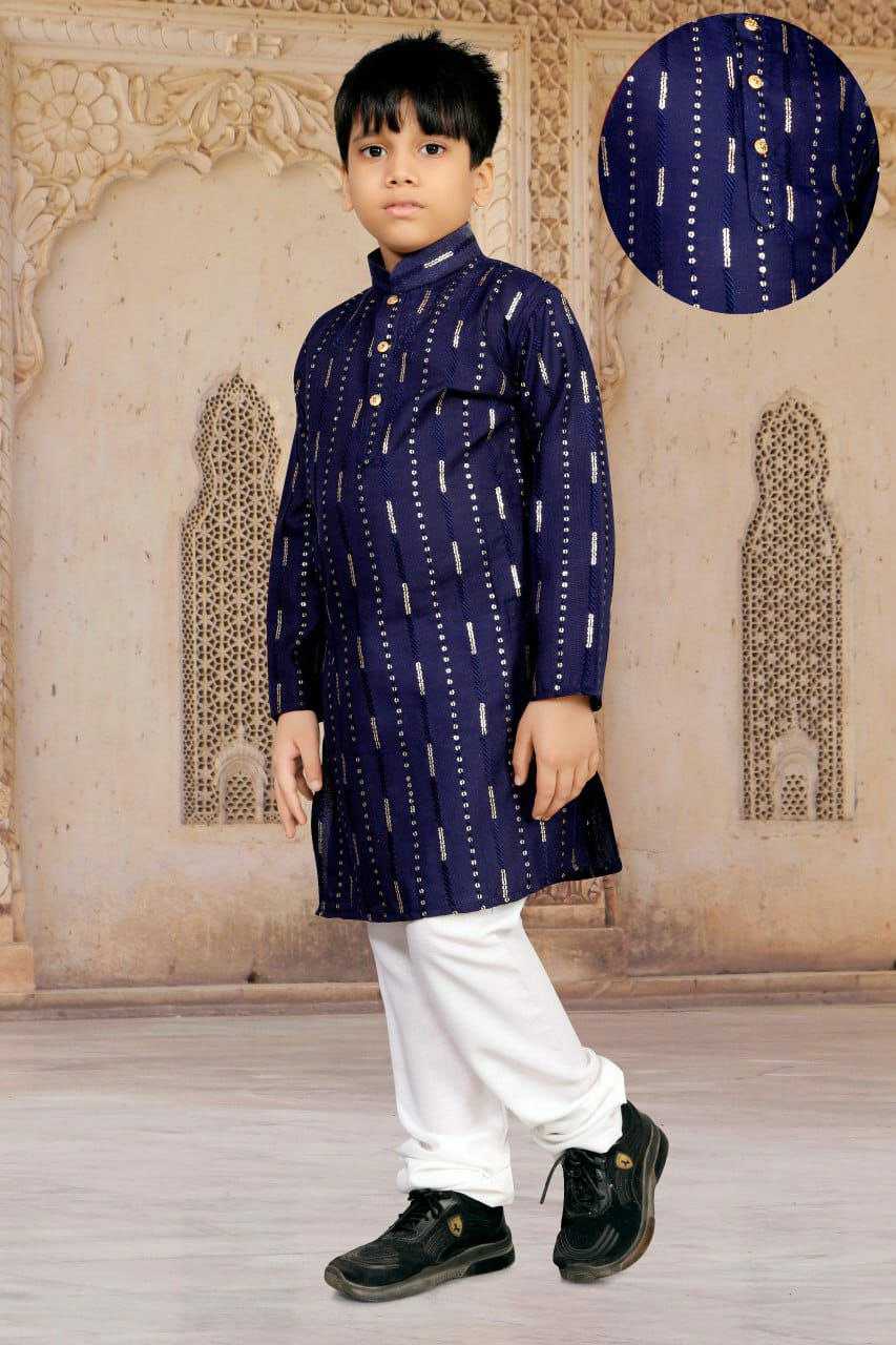 YNF SOFT COTTON WTX Embrodery WHOLESALE BOYS KURTA PYJAMA MANUFACTURER